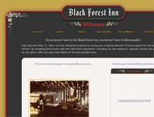 Tablet Screenshot of blackforestinnmpls.com